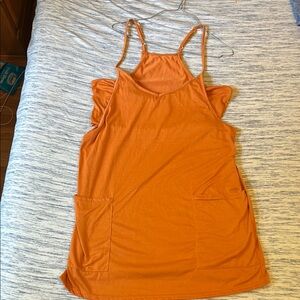 Orange Sleeveless Dress